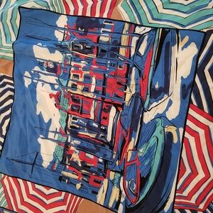 Emilio Pucci large Italian silk scarf